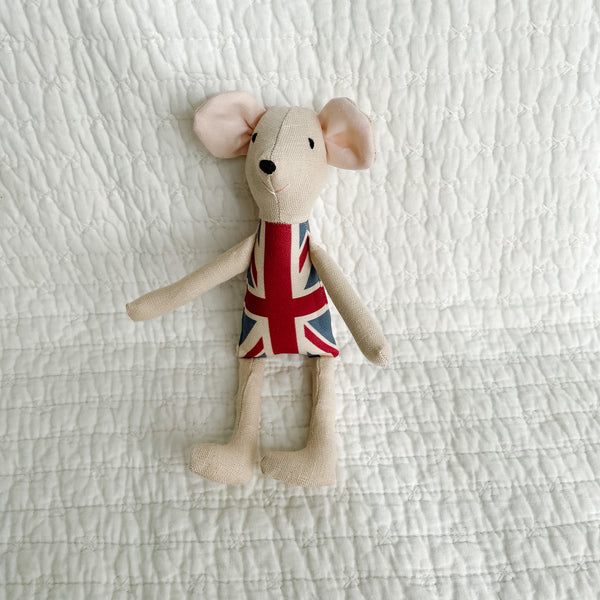 8" Sand United Kingdom Flag Mouse