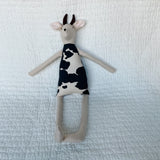 18" Sand Cow in Black