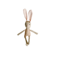 8" Sand Rose Patch Rabbit in Neutral