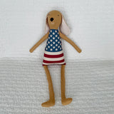 18" Honey USA American Flag Doll