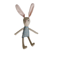 8" Sand Mrs. Bunny in Blue