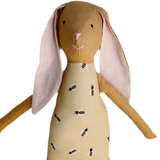 18" Honey Bee Rabbit in buttercream yellow