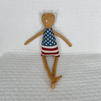 18" Honey USA American Flag Doll