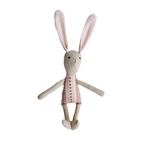 8" Sand Heart Ribbon Bunny in Berry