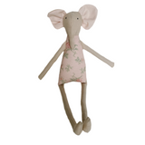 18" Sand Tea Rose Elephant in Soft Pink