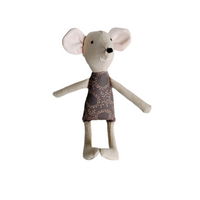 8" Sand XOXO Mouse in Gray