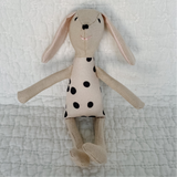 8" Sand Dalmatian Dog Large Dot