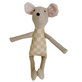 8" Sand Checkered Mouse in Neutral