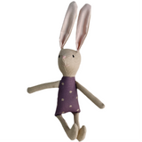 8" Sand Tiny Daisy Bunny in Purple