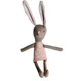 8" Clay XOXO Bunny in Pink