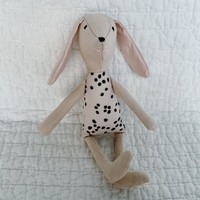 8" Sand Dalmatian Dog Small Dot