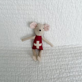 8" Sand Swiss Flag Mouse