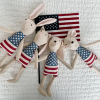 8" Sand USA American Flag Doll