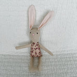 8" Sand Rose Patch Bunny in Pale Pink