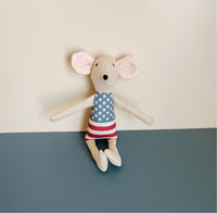 8" Sand USA American Flag Doll