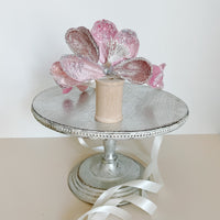 Pink Velvet floral crown 1