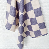 Checkered Fun Lavender Towel