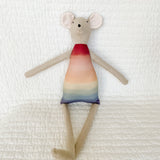 18" Tan Rainbow Mouse