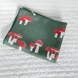 Mushroom Dark Green Towel