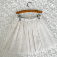 Creative Play Fairy Skirt in Off White Gold Sparkle