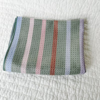Bufo Green Stripe Towel