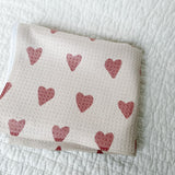 Medium Pink Heart Towel