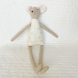 18" Tan Dill Mouse in Cream